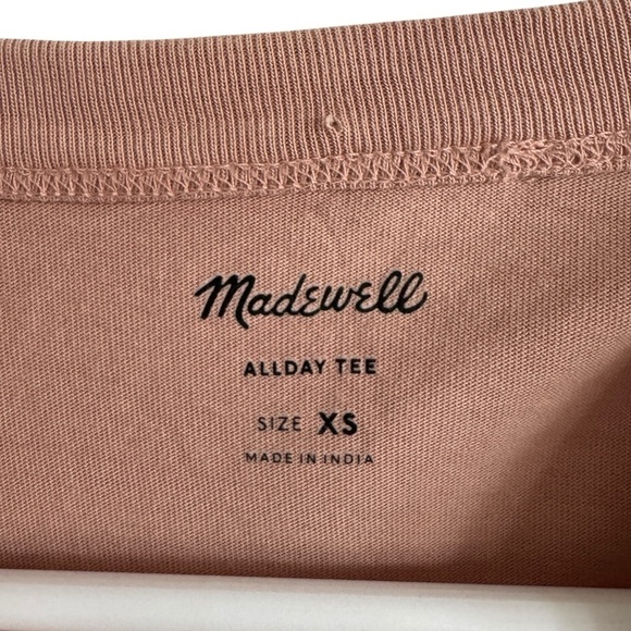 Madewell Garment-Dyed Allday Crewneck Tee, Size XS - Picture 4 of 6